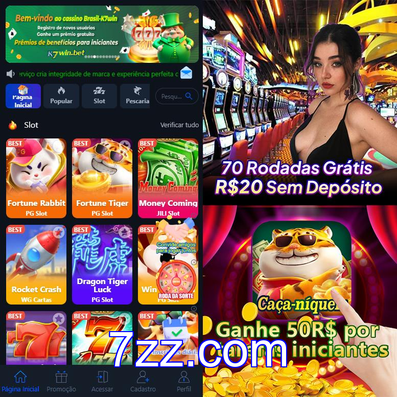Cadastro no 7zz: Comece com um Bônus de Boas-vindas!