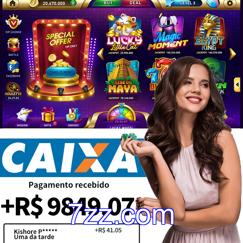 Cadastro no 7zz: Comece com um Bônus de Boas-vindas!